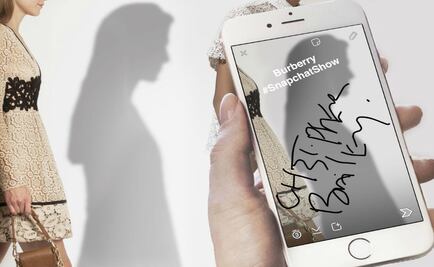 Snapchat transmitirá desfile de Burberry