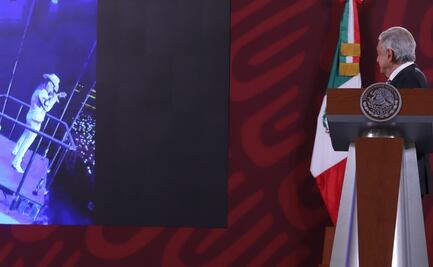 AMLO presume "videitos" de Grupo Firme y Los Tigres del Norte… y canta “Yo no fui” de Pedro Infante