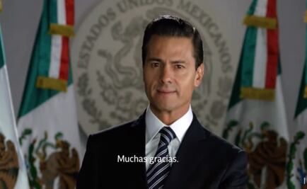 Mensaje íntegro de Enrique Peña Nieto