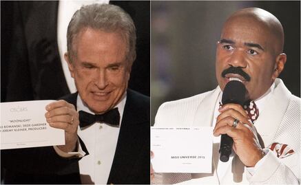 Steve Harvey reacciona al error en los Oscar