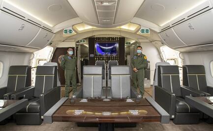 ¡Aparte para sus bodas, 15 años y bautizos el avión presidencial!