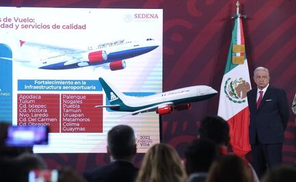 Así es el nuevo modelo de Mexicana de Aviación presentado en la mañanera de AMLO