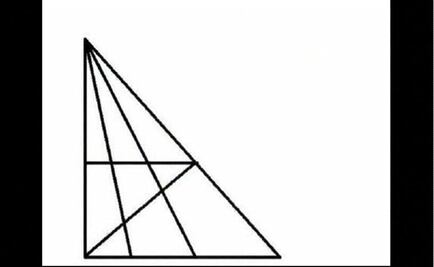 ¿Cuántos triángulos puedes ver en esta imagen?