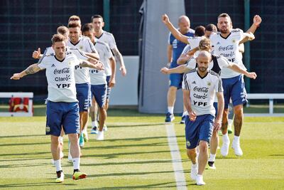 Argentinos ya reportan para el juego ante México