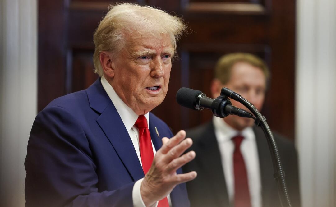 Donald Trump pide a la Fed que baje los tipos de interés "inmediatamente". Foto: EFE