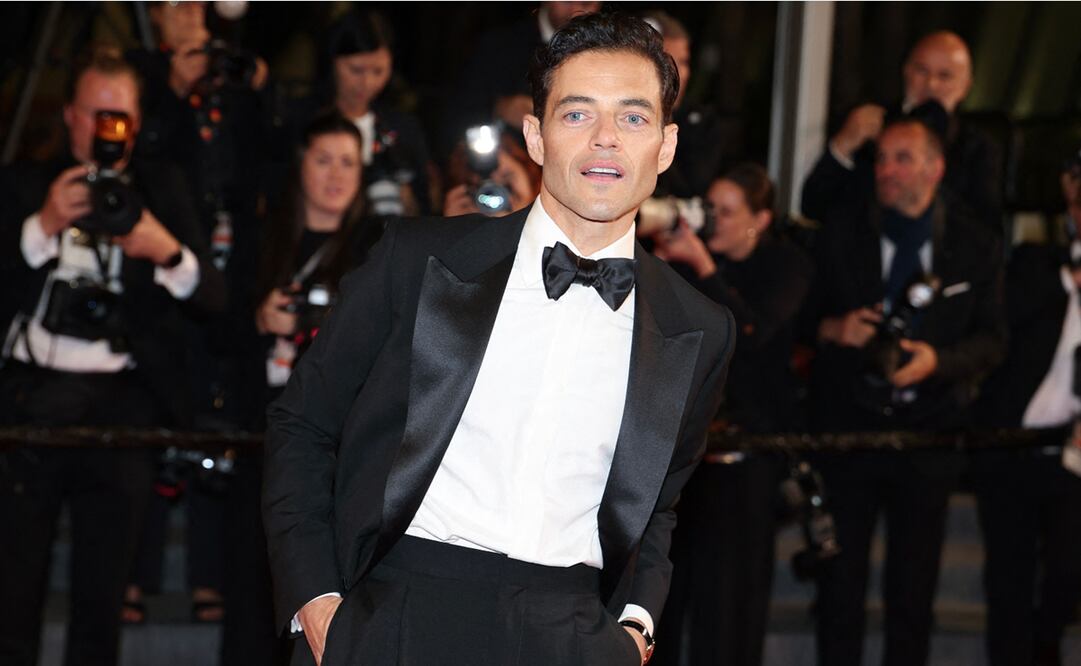 El actor estadounidense Rami Malek llega a la proyección de la película "El hombre que amo" en la 79ª edición del Festival de Cine de Cannes. 
Foto de Valery HACHE / AFP.