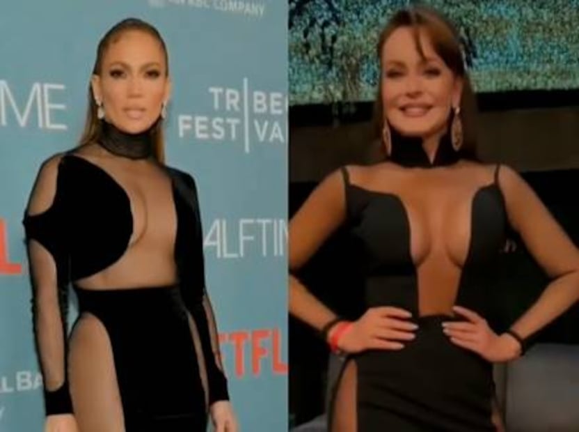 Vestido hace que Gaby Spanic y Jennifer Lopez protagonicen una ¡guerra de curvas!