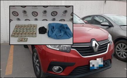 Detienen a conductor con 30 mil dólares escondidos en una maleta en Nuevo León