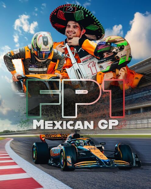 Patricio O´Ward en el GP de México 2024. Foto: Instagram @patriciooward