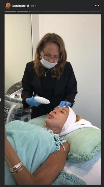 Laura Bozzo “rejuvenece” en Instagram con tratamiento estético