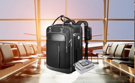 No pagues equipaje en tu próximo viaje en avión con esta mochila que cabe bajo el asiento