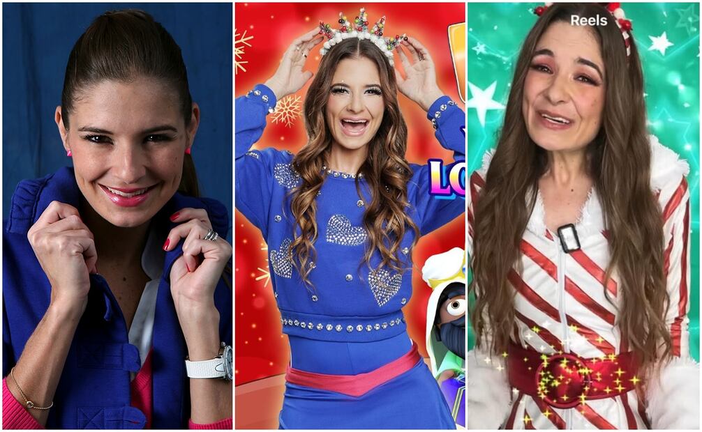 En la primera foto, así lucía Patylu hace 11 años. En la segunda y la tercera aparece la cantante actualmente, en 2024.