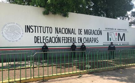 Despliegan más de 100 policías en estación migratoria de Chiapas