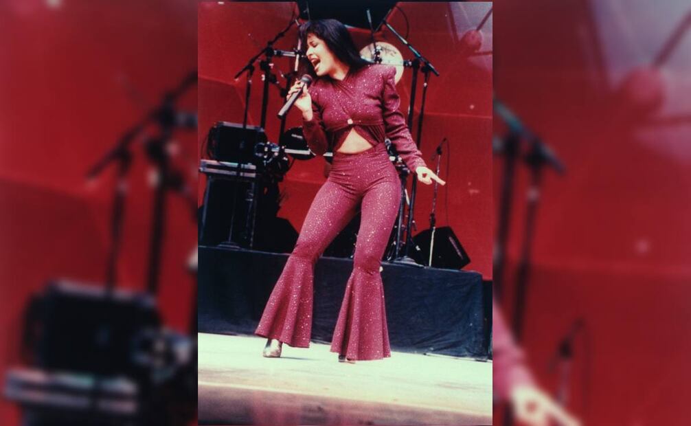 Foto: La cantautora estadounidense Selena en un concierto, 26 de febrero de 1995. Foto: Arlene Richie/Getty Images