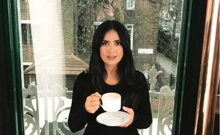 La foto viral de Salma Hayek y sus canas