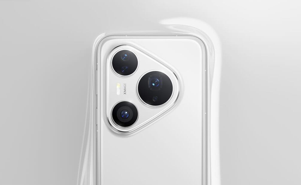 El acabado brillante del HUAWEI Pura 80 Ultra lo convierte en un dispositivo tan poderoso como elegante. Foto: cortesía Huawei