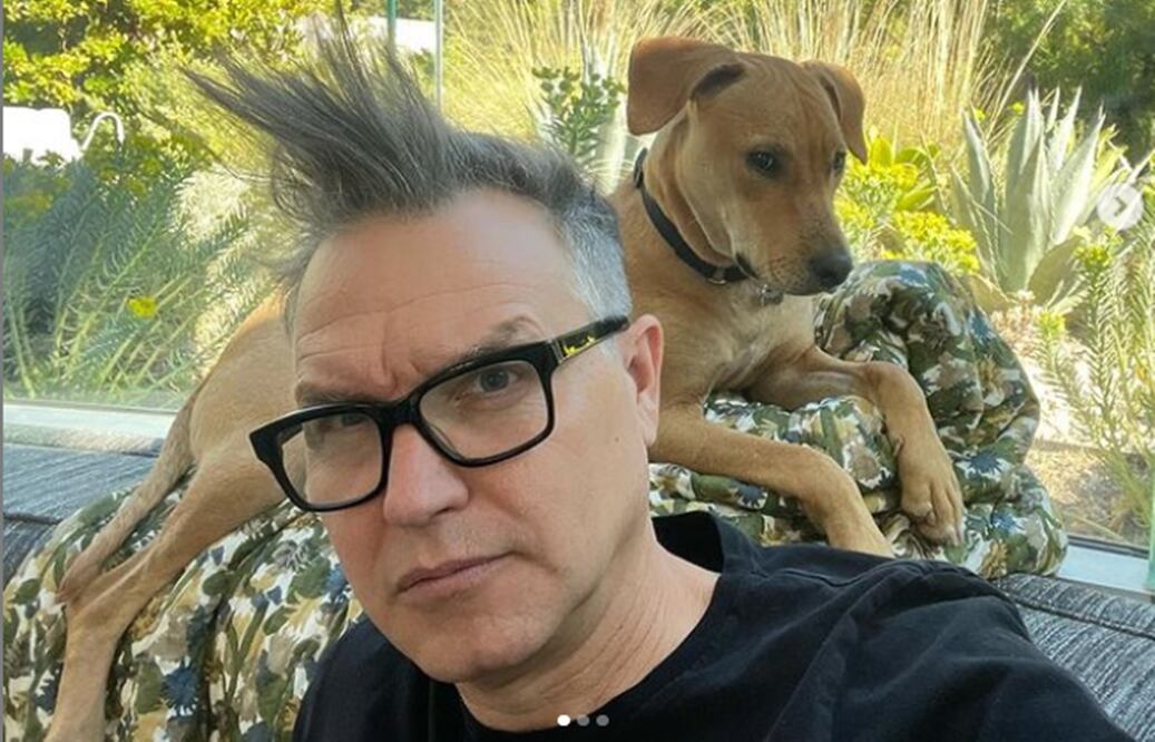 Mark Hoppus ya se encuentra bajo tratamiento por bronquitis. Foto: Captura Instagram