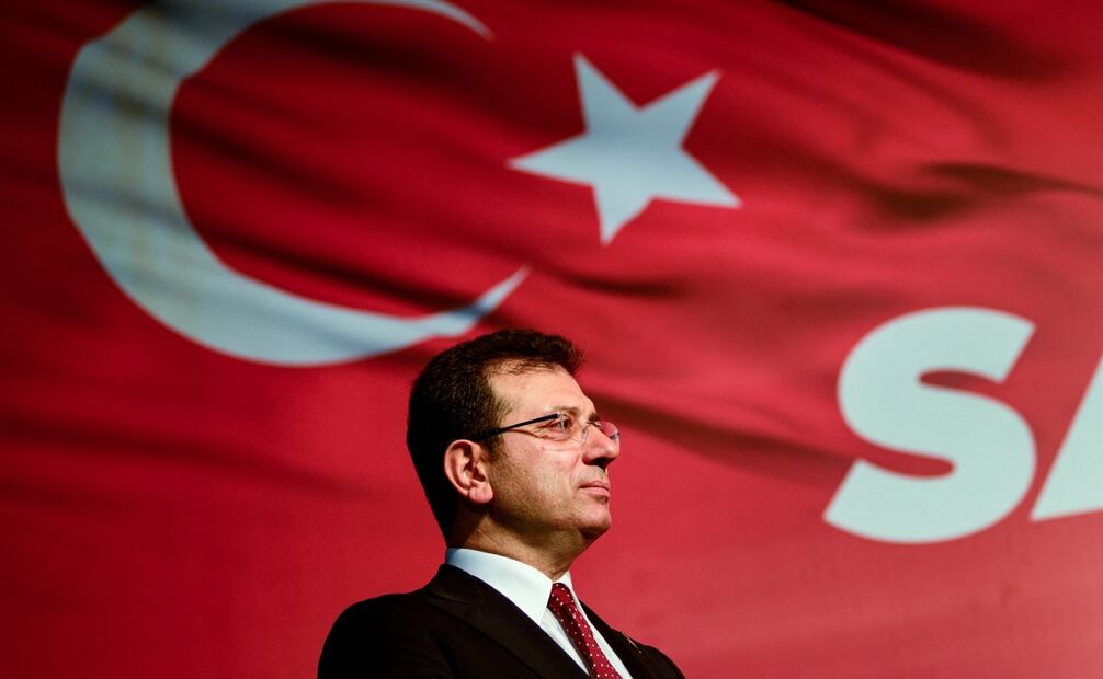 Ekrem Imamoglu, alcalde de Estambul es detenido por presunta corrupción y terrorismo. Foto: AFP