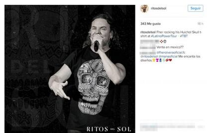 Maná fighting for sea turtles with clothing line