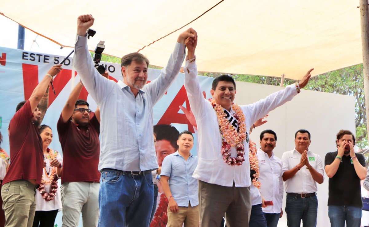 "Ganamos seis de seis, esa es la verdad", asegura Fernández Noroña tras elecciones