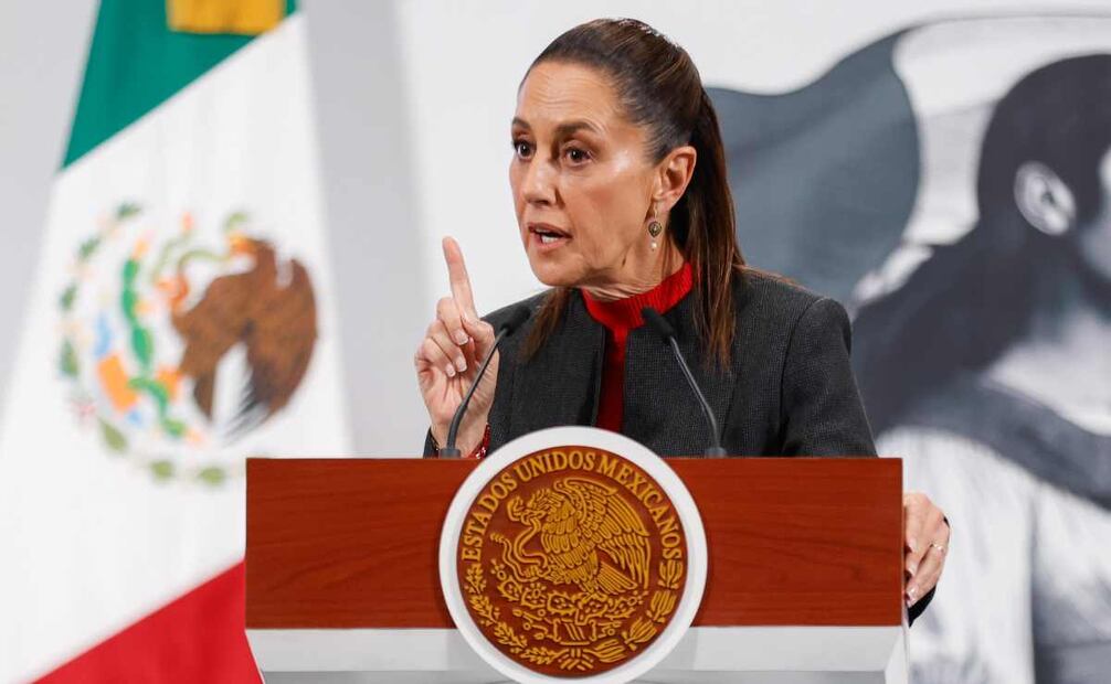 La presidenta Claudia Sheinbaum manifestó que no polemizará por las declaraciones hechas por su homólogo de El Salvador, Nayib Bukele, quien ayer negó relación de su país con una aeronave cargada con cocaína. Foto: Diego Simón / EL UNIVERSAL