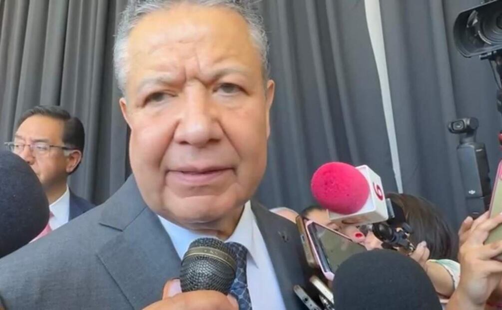 Julio Menchaca responde a informe de la DEA sobre presencia de Cárteles en Hidalgo (16/05/2025). Foto: Especial