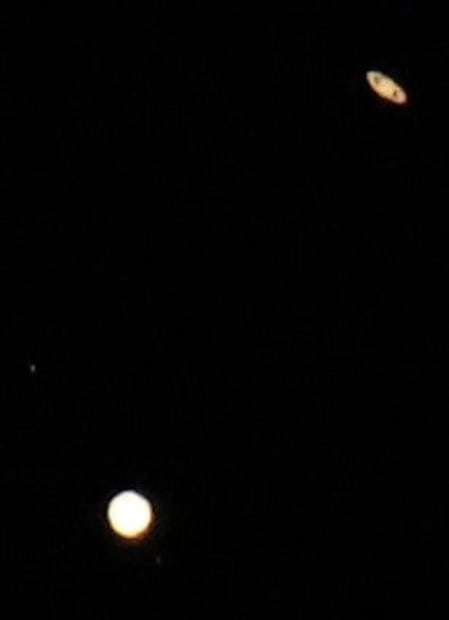 La conjunción de Júpiter y Saturno ilumina el cielo, ¿como "estrella de Belén"?