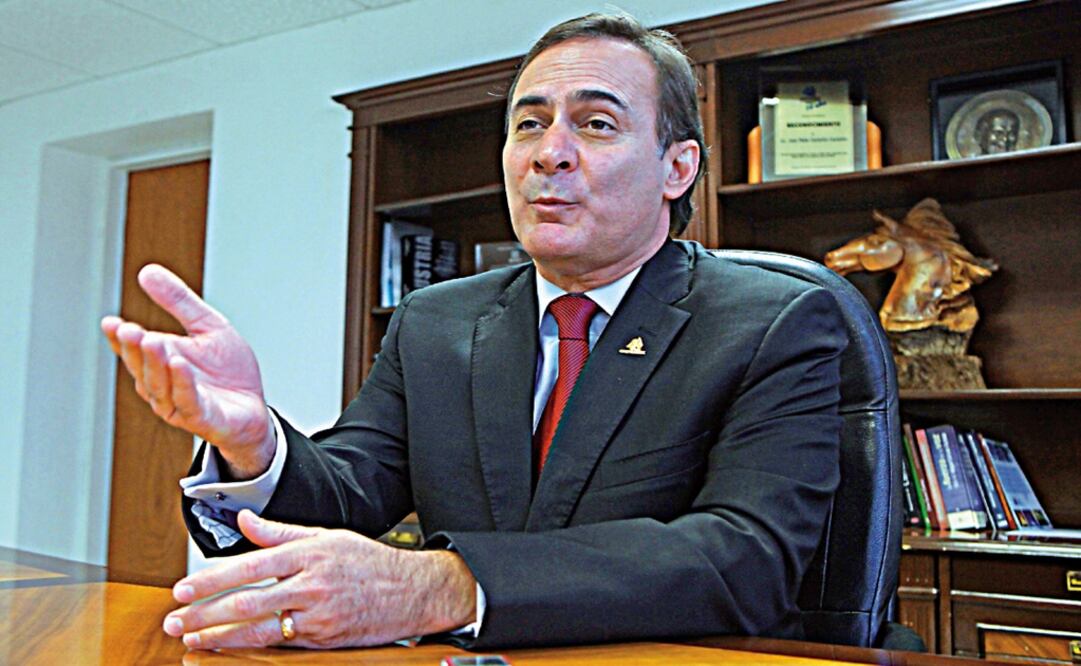 Como parte de su ponencia organizada por la Universidad Panamericana, Juan Pablo Castañón invitó a las nuevas empresas a innovar en sus modelos de negocios (ARCHIVO EL UNIVERSAL) 