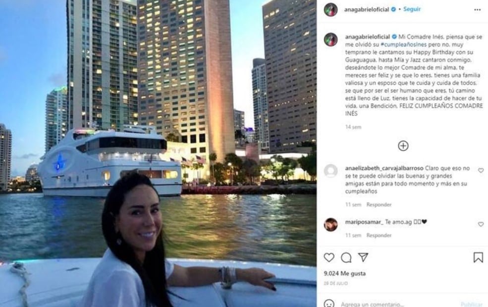 Inés Gómez Mont y Ana Gabriel.
Foto: X