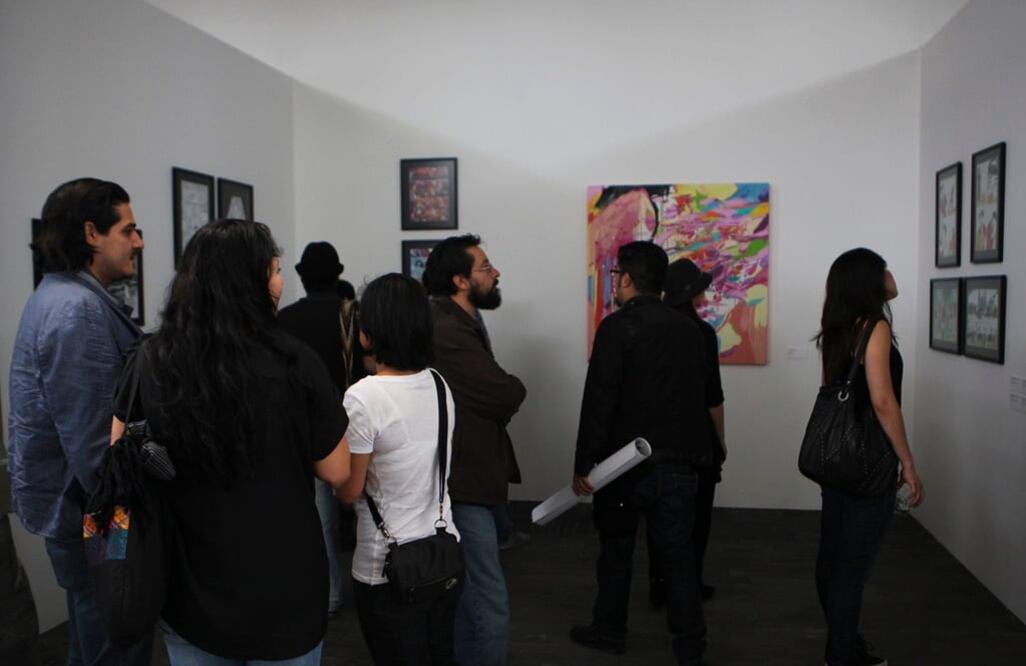 Inauguracion de la exposición de obras de jóvenes creadores del FONCA en la Biblioteca México (ARCHIVO EL UNIVERSAL)
