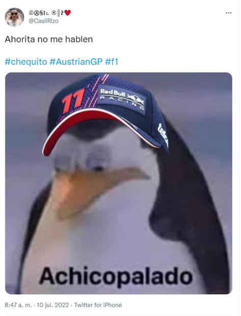 Los memes que dejó el abandono de Checo Pérez del GP de Austria 