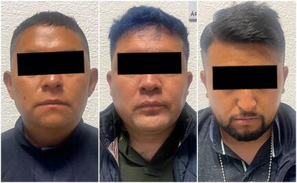 Caen 3 colombianos, presuntamente integrantes de una banda de extorsionadores en Almoloya de Juárez