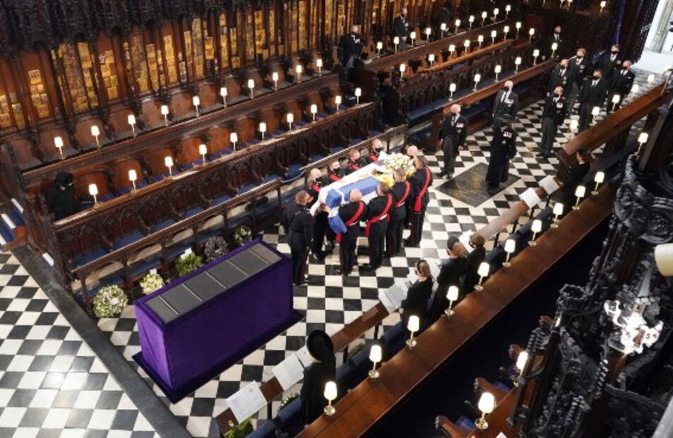 Funeral del príncipe Felipe, esposo de la reina Isabel II