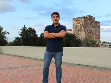 Yair Piña López, orgulloso de portar bandera nacional