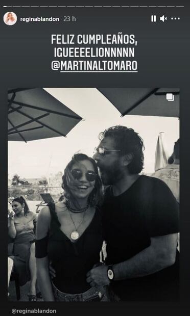 Regina Blandón y Martín Altomaro, más enamorados que nunca