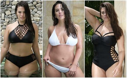 Ashley Graham lanza sensual línea de trajes de baño para chicas curvy
