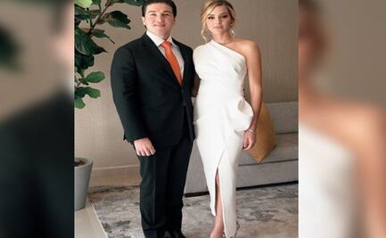 Vestido que usó Mariana Rodríguez en toma de protesta de Samuel García será subastado