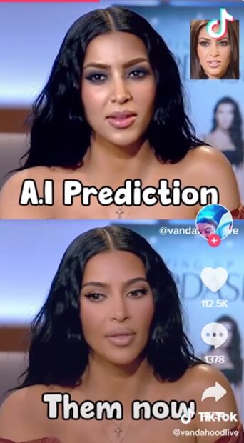 Así lucirían los rostros de las Kardashian sin cirugías ni inyecciones 