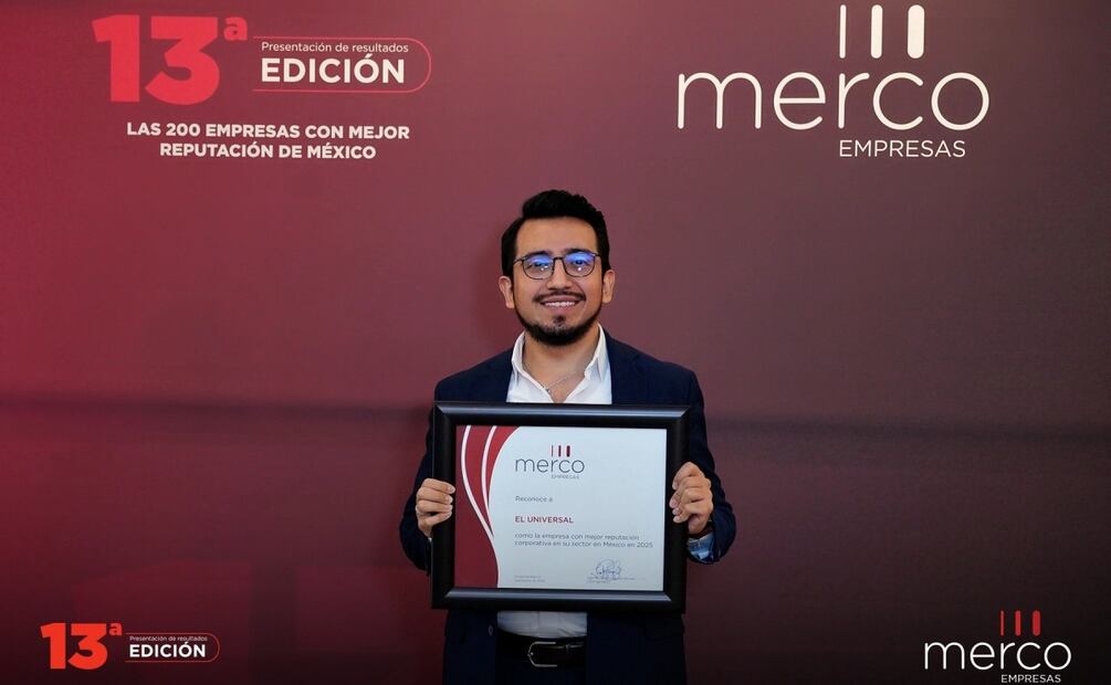 Merco reconoce a EL UNIVERSAL en su Ranking Sectorial de Empresas 2025 (2/10/2025). Foto: Especial