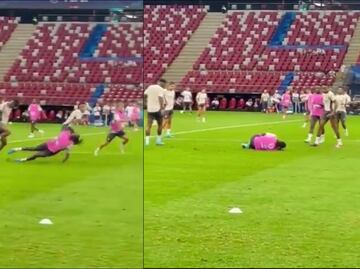 El brutal grito que pegó Eduardo Camavinga tras romperse en el entrenamiento del Real Madrid