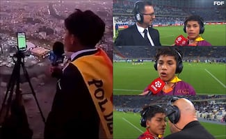 Sueño cumplido: Invitaron al niño que subió un cerro para narrar la Copa Libertadores a comentar un partido de primera división