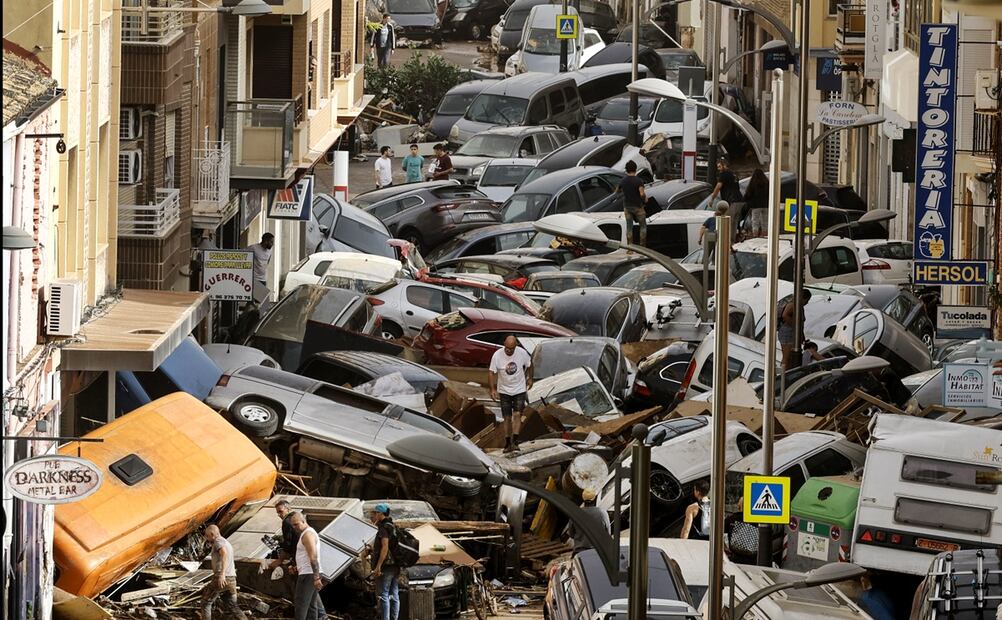 Inundaciones en España. Foto: EFE