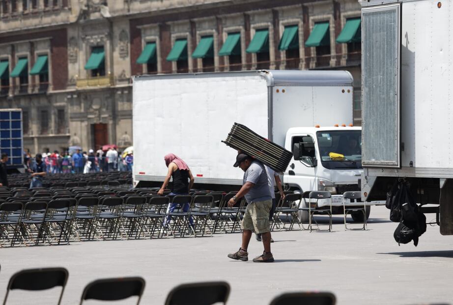 Tenochtitlán de vuelta al Zócalo de la CDMX. Foto: Carlos Mejía