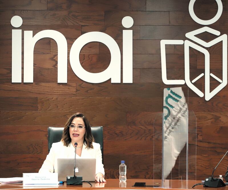 Blanca Lilia Ibarra Cadena, comisionada presidenta del Inai, llamó a fortalecer la tutela de los derechos de acceso a la información. Archivo EL UNIVERSAL