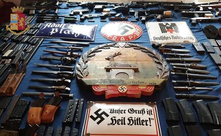 Arrestan a tres hombres en Italia tras hallar un misil y artículos con símbolos nazis