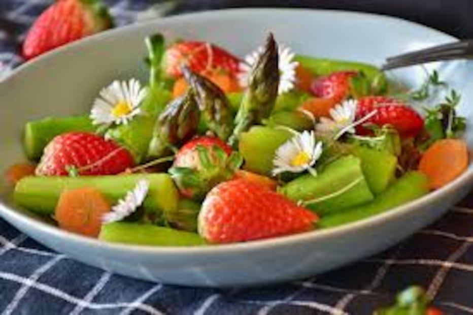 Alimentación vegetariana. Fuente: Pixabay