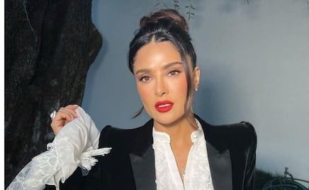 Salma Hayek revela tip para cubrir las canas sin teñir el cabello