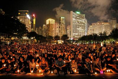 Hong Kong: Miles recuerdan a víctimas de Tiananmen