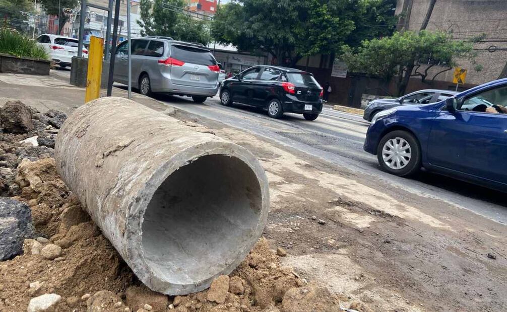 Material de construcción quedó en la zona (19/06/2025). Foto: Juan Carlos Williams / EL UNIVERSAL