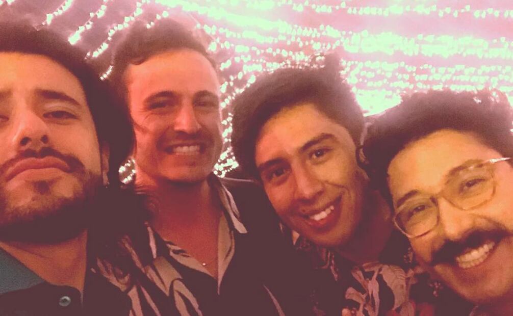 Los comediantes Ricardo O'Farrill, Mau Nieto, Daniel Sosa y Fran Hevia. Foto: Instagram